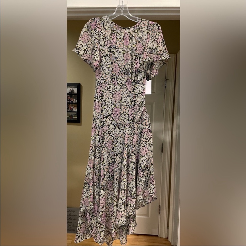 NWT Astr Floral Maxi Dress - Black, White, Purple - Picture 9 of 15